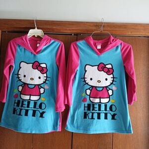 2 Hello Kitty Kids Nightgown - Pink and Blue Delight